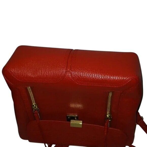 3.1 Phillip Lim Pashli Red Leather Backpack - Picture 9 of 9